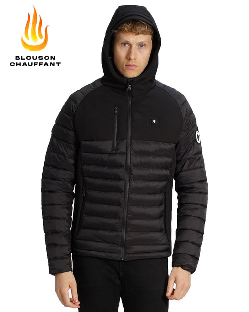 Blouson chauffant Comme des Loups Apsen - Noir - Footkorner