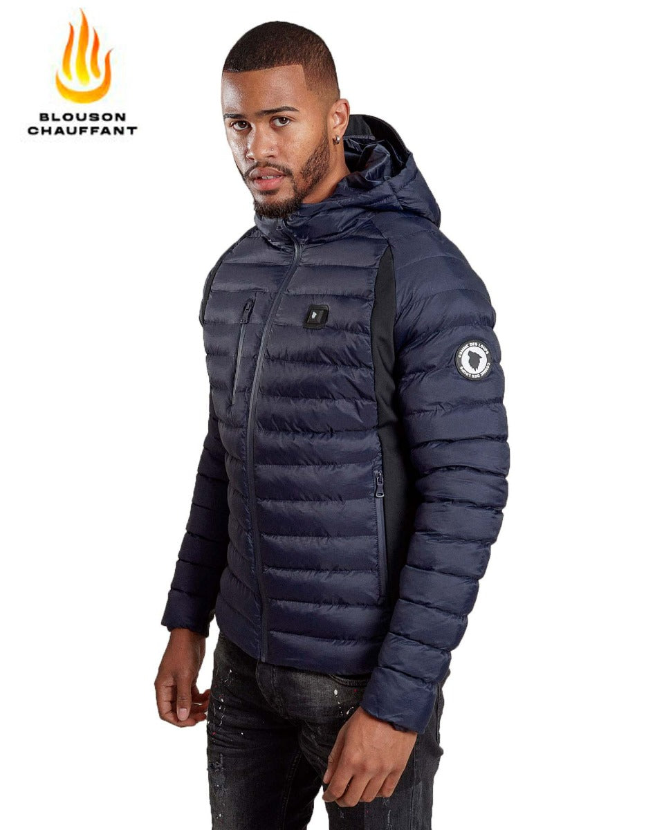 FootkornerBeheizte Jacke Comme des Loups Méribel - Marineblau