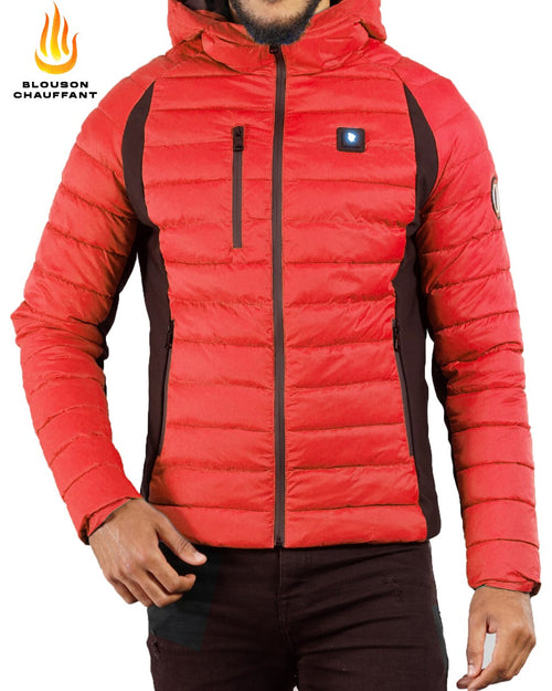 Blouson chauffant Comme des Loups Méribel - Rouge - Footkorner