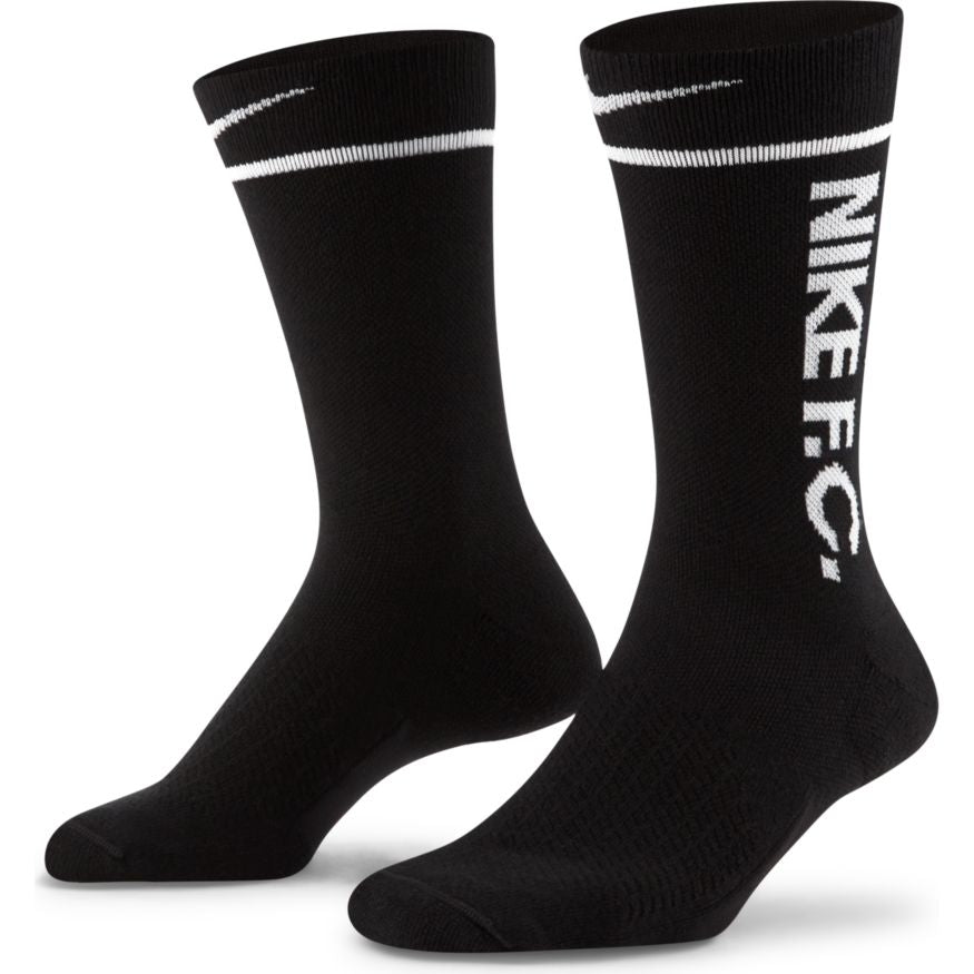 Nike FC Long Socks 2-Pack - Black/White