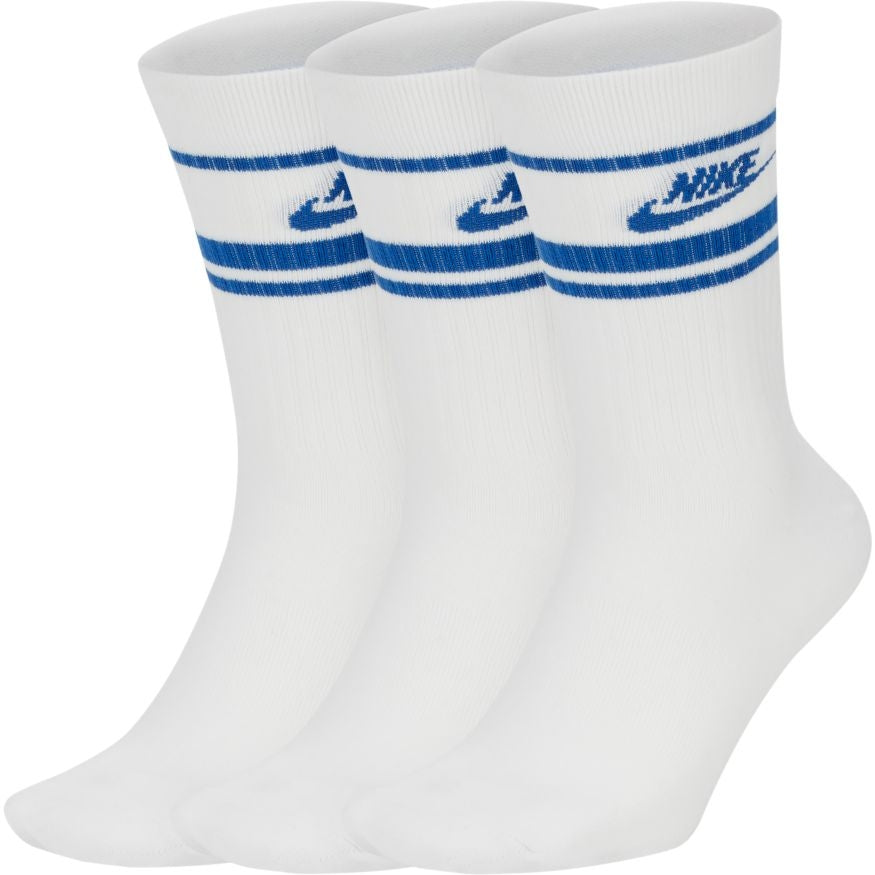 FootkornerPack de 3 calcetines Nike - Blanco/Azul