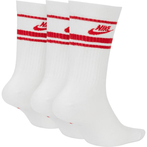 Nike Socks 3-Pack - White/Red - Footkorner