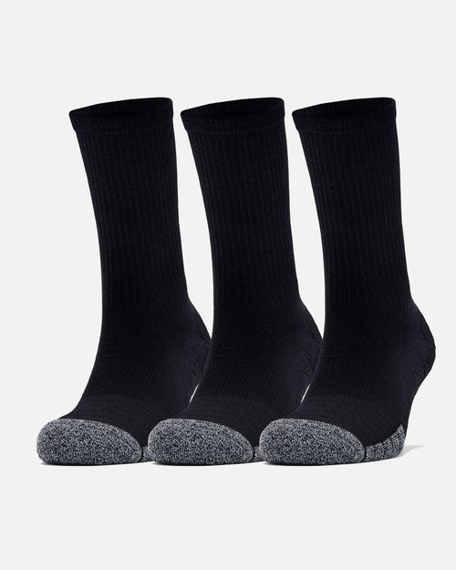 Under Armour lange Socken 3er-Pack – Schwarz/Grau - Footkorner