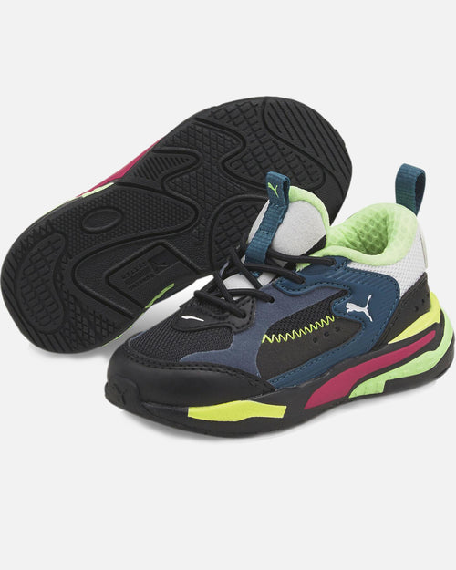 Zapatos Puma RS-FAST Limiter Bebe - Negro/Azul/Verde - Footkorner