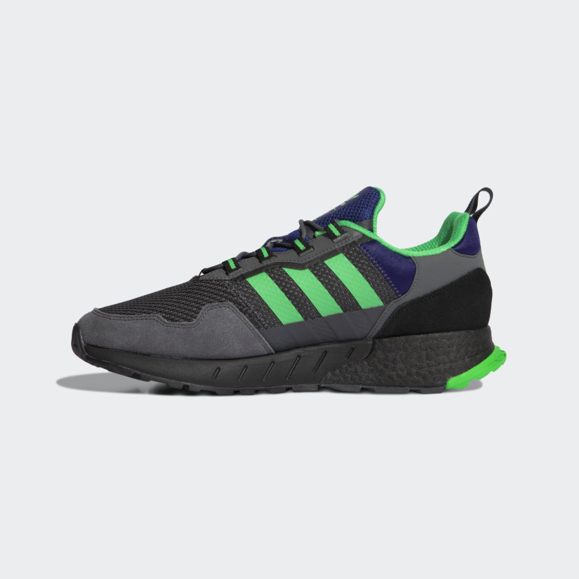 FootkornerAdidas ZX 1K Boost - Schwarz/Grün/Blau
