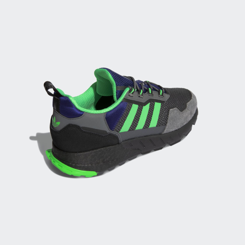 FootkornerAdidas ZX 1K Boost - Schwarz/Grün/Blau