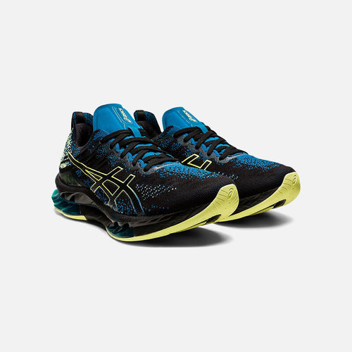 Asics Gel Kinsei Blast - Black/Blue/Yellow - Footkorner