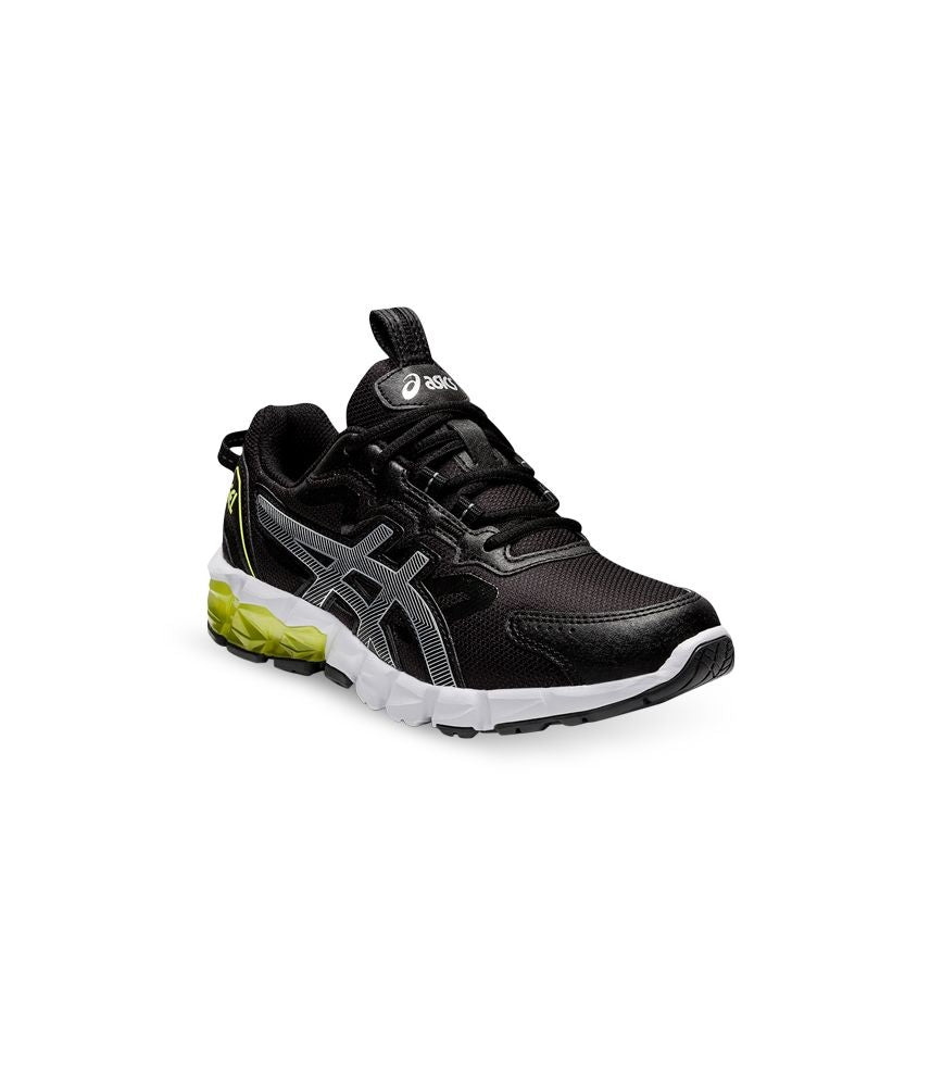 FootkornerAsics Gel Quantum 90 S GS Júnior - Negro/Amarillo