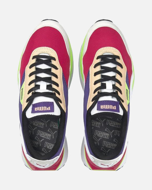 Puma Cruise Rider Flair Woman - White/Purple/Red - Footkorner