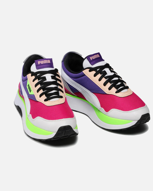 Puma Cruise Rider Flair Woman - White/Purple/Red - Footkorner