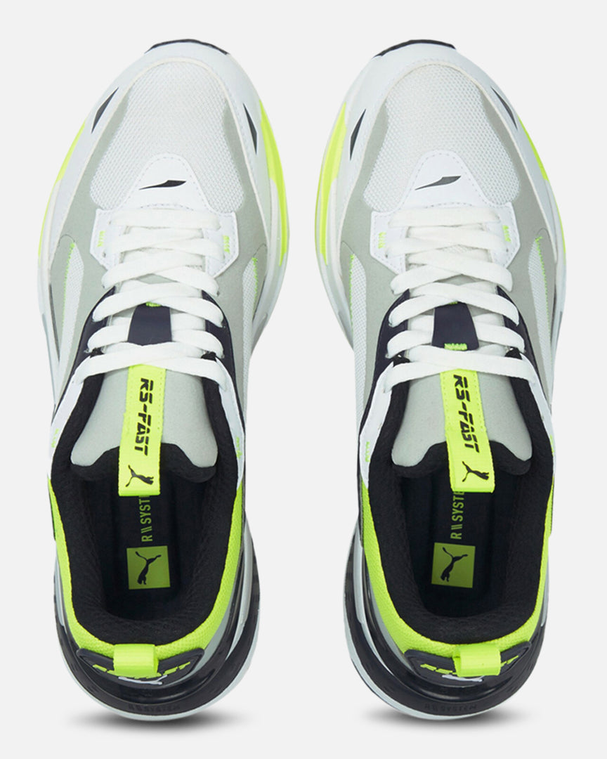 FootkornerPuma RS-Fast - Blanc/Noir/Jaune