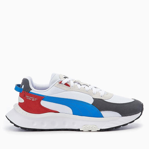 Puma Wild Rider Rollin - White/Blue/Red - Footkorner