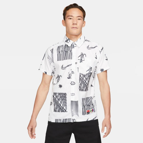 Chemise Nike FC Joga Bonito - Blanc/Noir - Footkorner