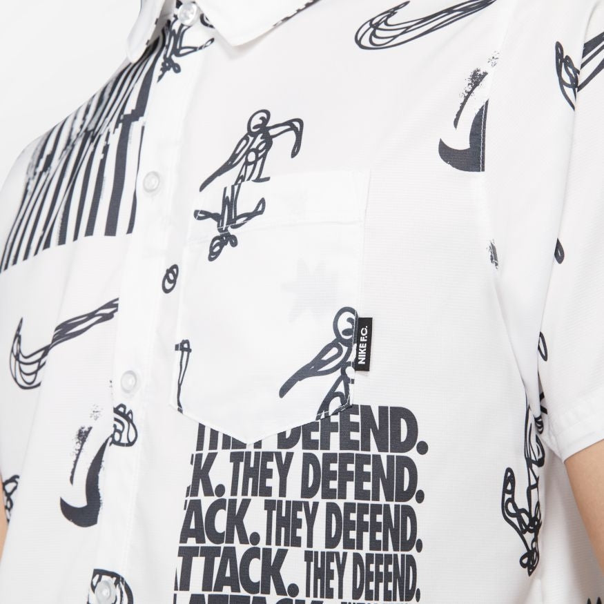 Camiseta Nike FC Joga Bonito - Blanco/Noir
