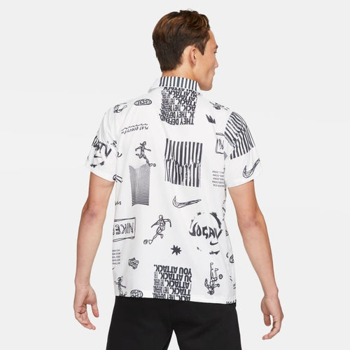 Chemise Nike FC Joga Bonito - Blanc/Noir - Footkorner
