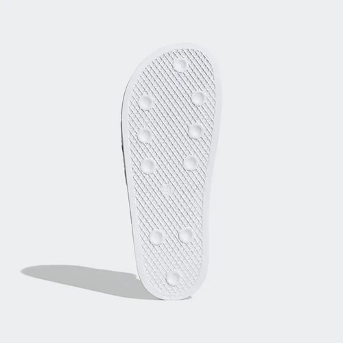 Adidas Adilette Slides - White/Black - Footkorner