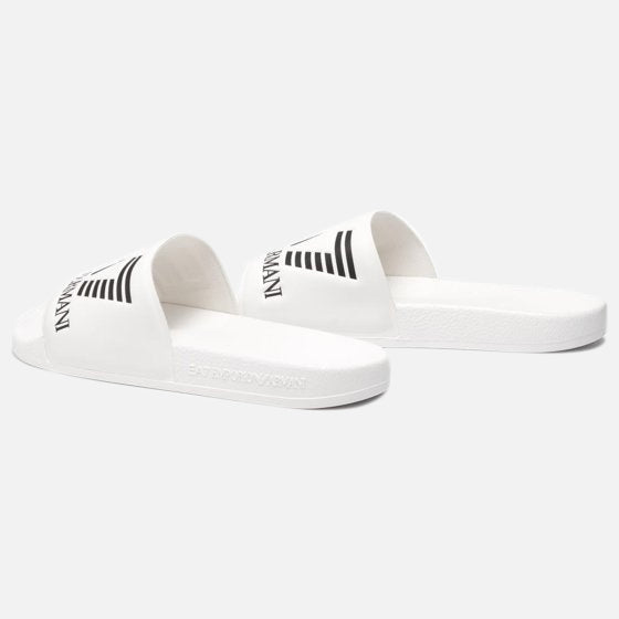 FootkornerChanclas Emporio Armani EA7 - Blanco/Negro