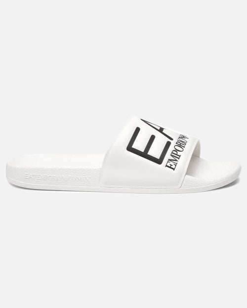 Chanclas Emporio Armani EA7 - Blanco/Negro - Footkorner