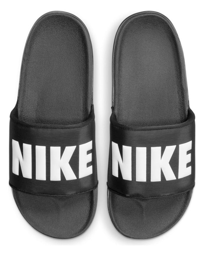 FootkornerClaquettes Nike Offcourt - Noir/Blanc