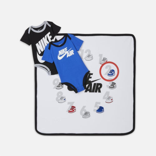 Contenitore per nascita Nike Baby - Bianco/Nero/Blu - Footkorner