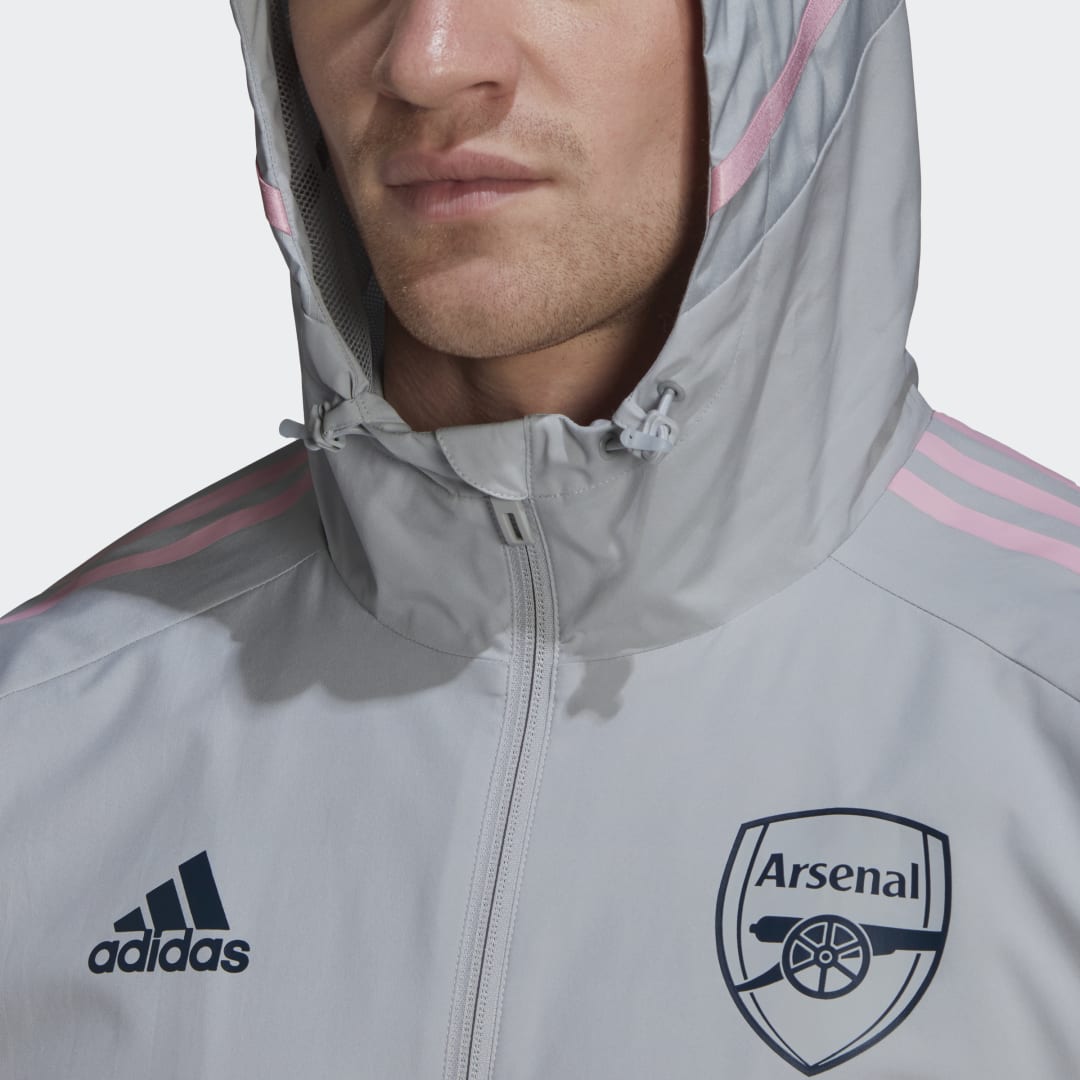 FootkornerVeste Coupe-vent Arsenal Condivo  2022/2023 - Gris/Rose