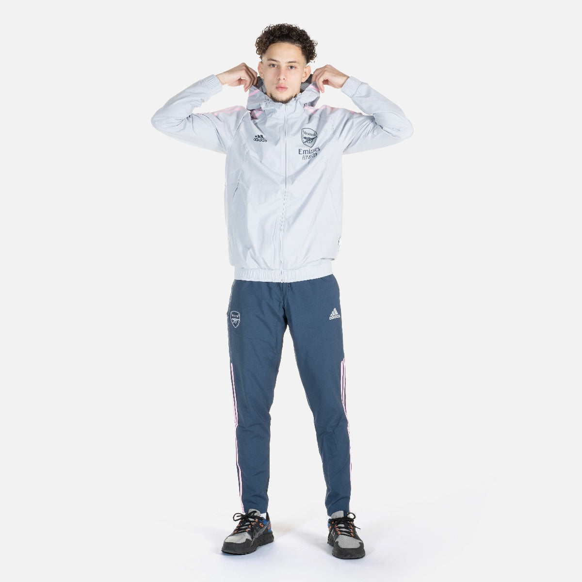 FootkornerVeste Coupe-vent Arsenal Condivo  2022/2023 - Gris/Rose