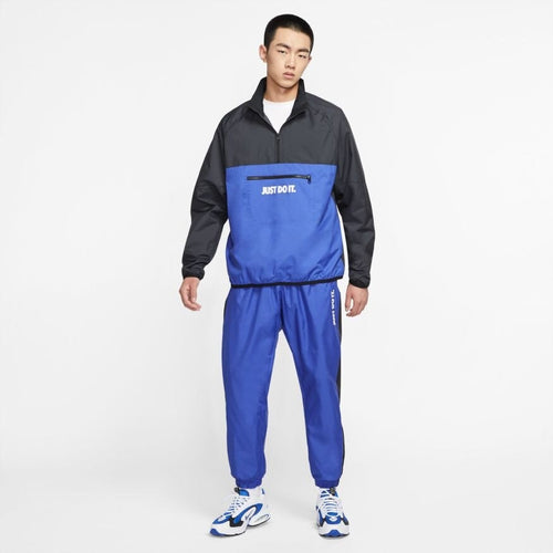 Nike Just Do It Windbreaker - Black/Blue - Footkorner