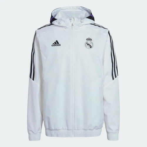 Veste Coupe-vent Real Madrid Condivo 2022/2023 - Blanc - Footkorner