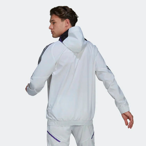 Veste Coupe-vent Real Madrid Condivo 2022/2023 - Blanc - Footkorner