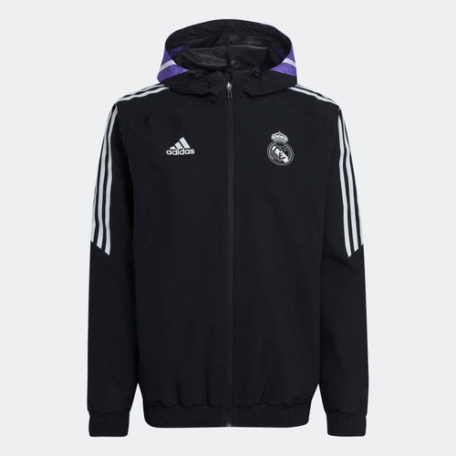 Chaqueta cortavientos Real Madrid Condivo 2022/2023 - Negro - Footkorner