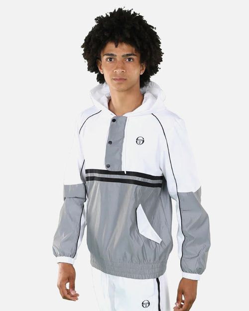 Sergio Tacchini Netem Windjacke – Weiß/Grau - Footkorner