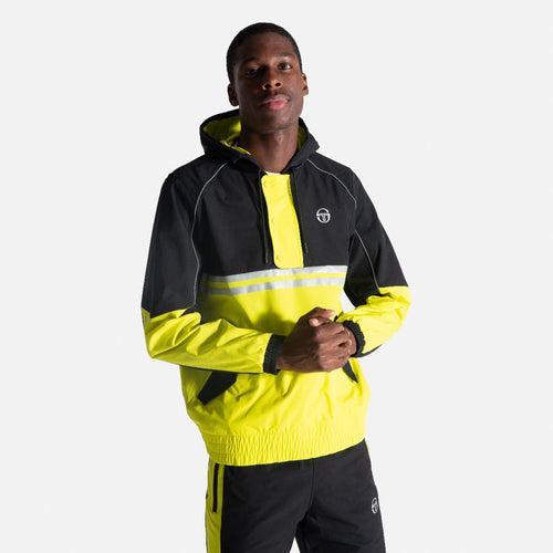 Sergio Tacchini Netem Windjacke – Schwarz/Gelb - Footkorner