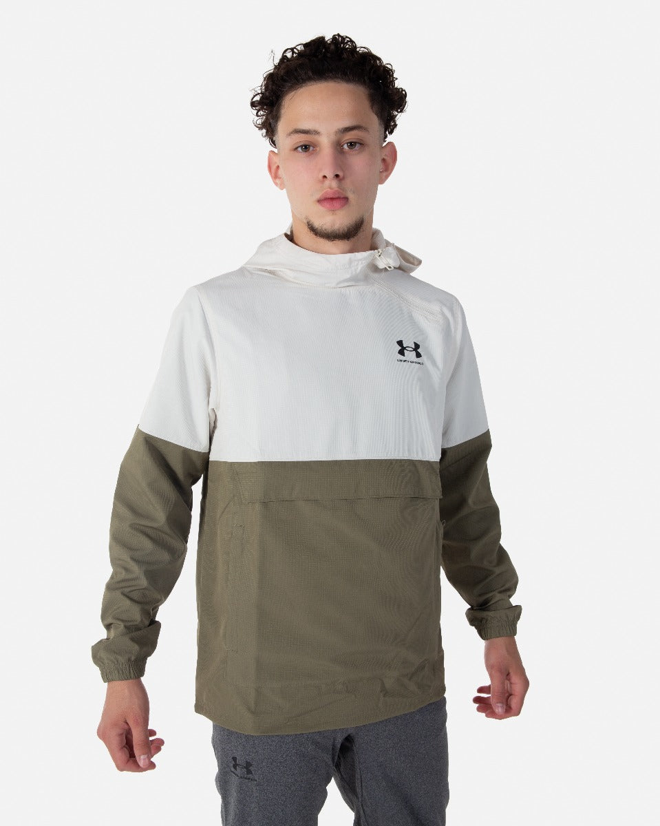 FootkornerUnder Armor Woven Windbreaker - Beige/Khaki