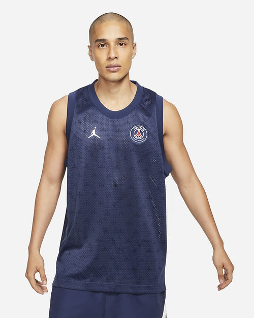 Débardeur PSG x Jordan Mesh - Bleu - Footkorner