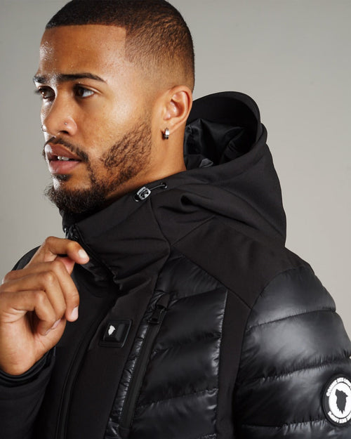 Comme des Loups Toronto Heated Jacket - Black  - Footkorner
