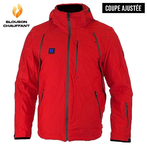 Blouson Scampia chauffant Creed - Rouge - Footkorner