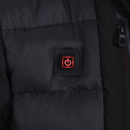Scampia Ultron II beheizte Daunenjacke – Schwarz - Footkorner