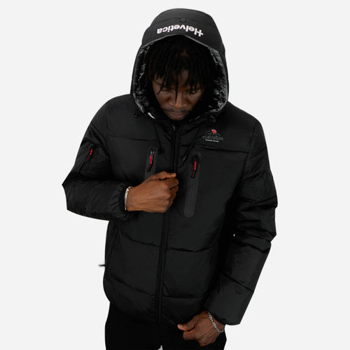 Helvetica Nepal Daunenjacke – Schwarz - Footkorner