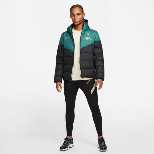Chaqueta acolchada Liverpool Strike - Negro/Verde - Footkorner