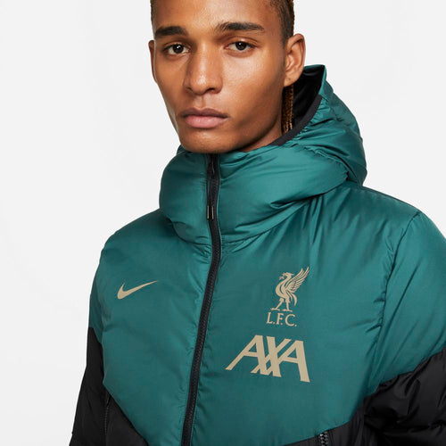 Chaqueta acolchada Liverpool Strike - Negro/Verde - Footkorner