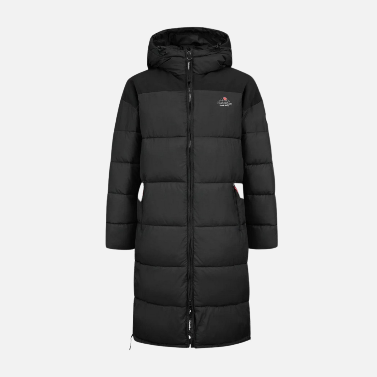 FootkornerHelvetica Brooklyn 2 Lange Pufferjacke – Schwarz