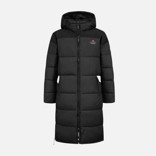 Helvetica Brooklyn 2 Lange Pufferjacke – Schwarz - Footkorner