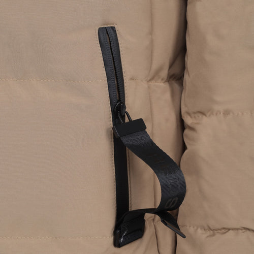 Redskins Layer Cake long down jacket - Beige/Black - Footkorner