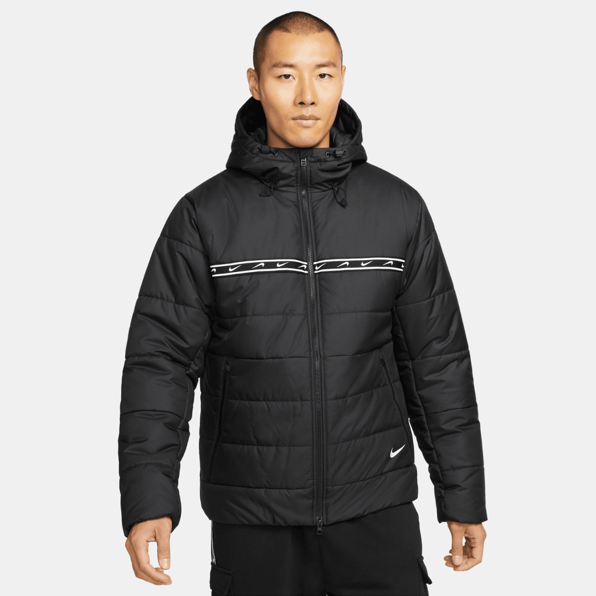 Nike Sportswear Repeat Down Jacket - Black/White