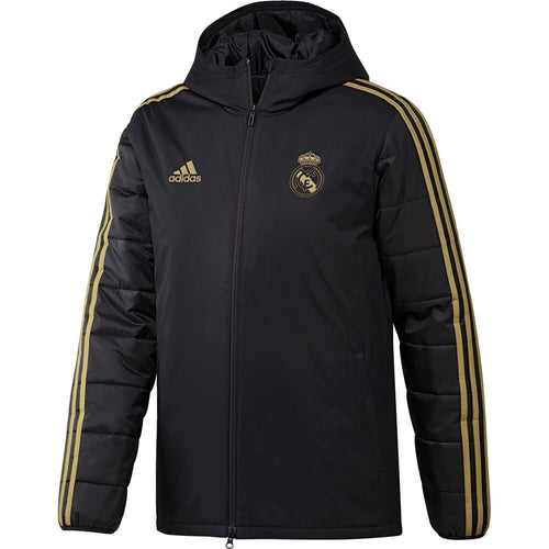 Giacca imbottita Real Madrid - Nero/Oro - Footkorner