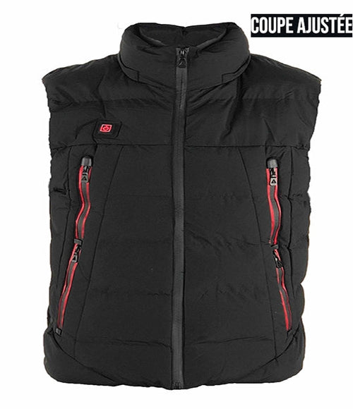 Veste Scampia chauffante sans manches - Fuji - Noir - Footkorner