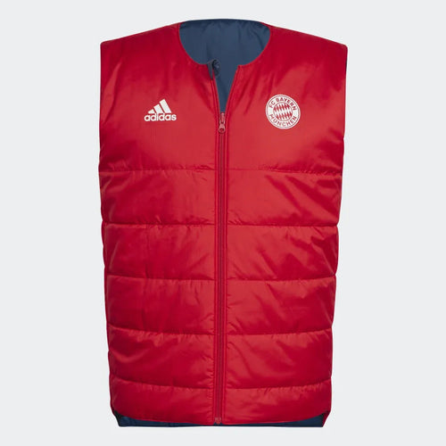 Bayern Munich sleeveless puffer jacket - Blue/Red - Footkorner