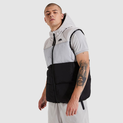 Doudoune sans manches Ellesse Apice - Noir/Gris - Footkorner