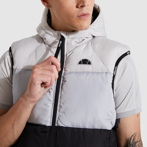 Doudoune sans manches Ellesse Apice - Noir/Gris - Footkorner