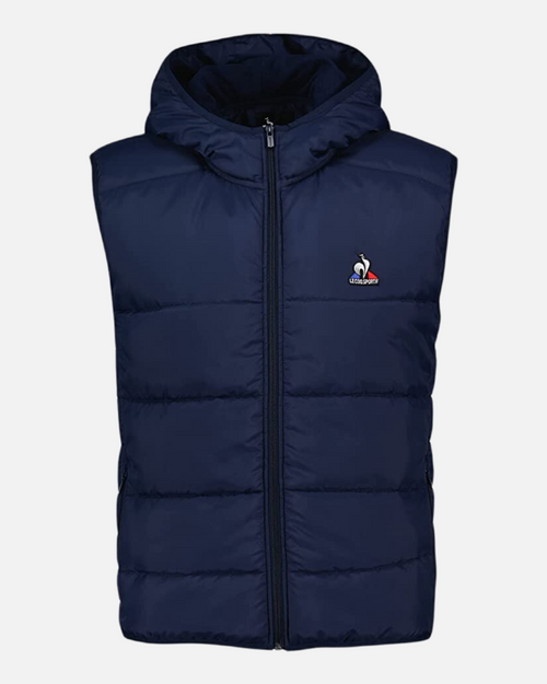 Doudoune sans manches Le Coq Sportif Tricolore - Bleu Marine - Footkorner